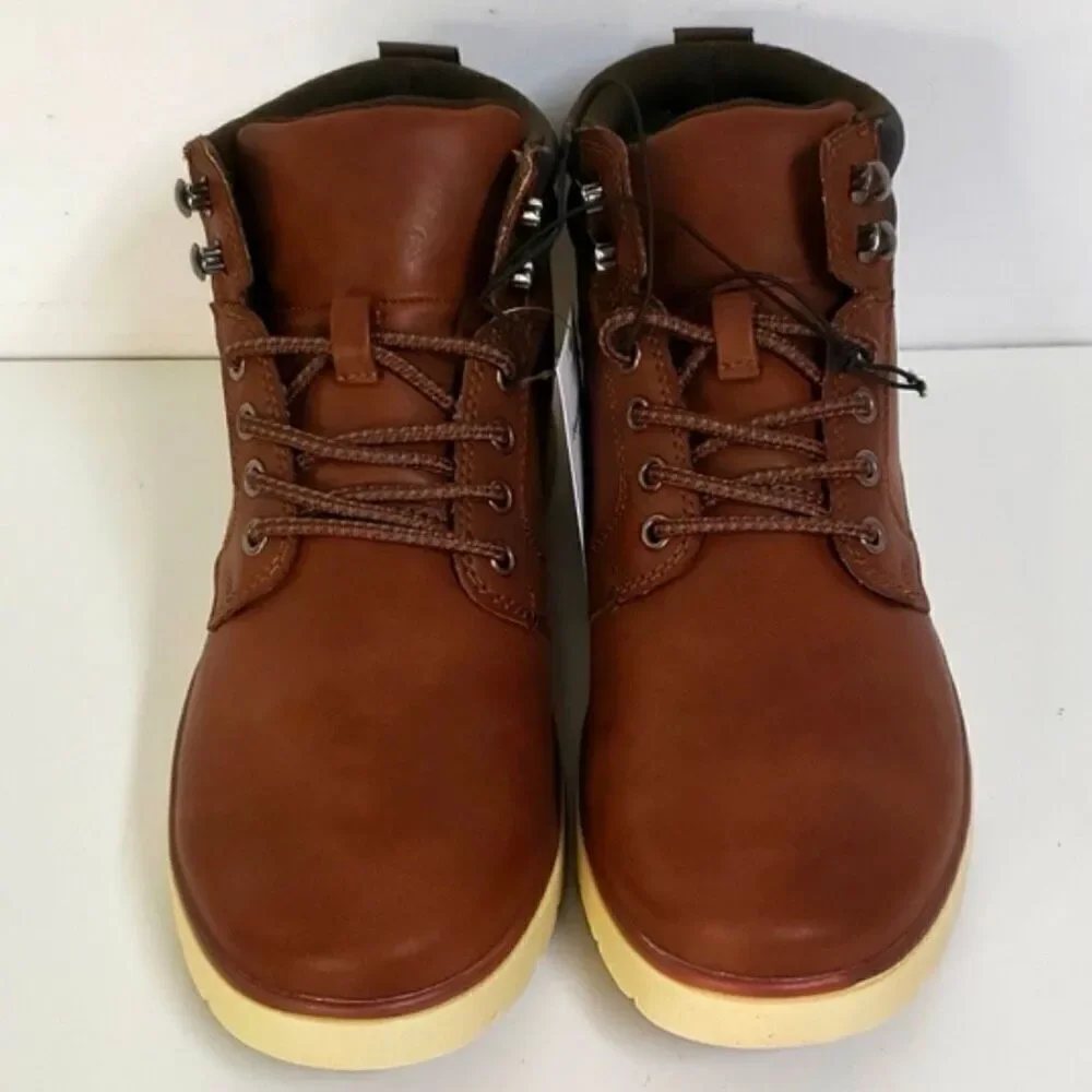 NEW! Men's Goodfellow Maxwell Brown High Top Lace-Up Sneaker Boots